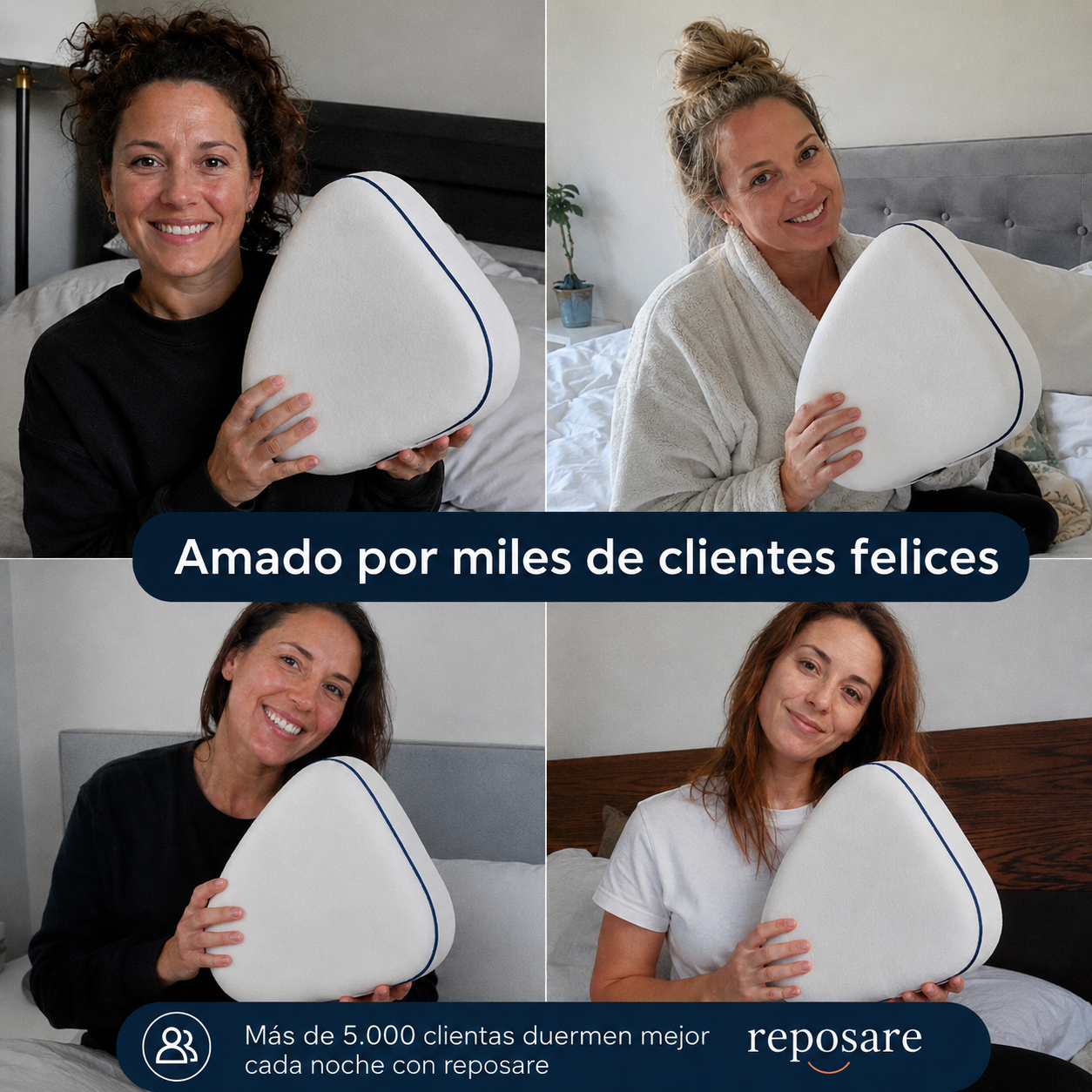 Reposare Renueva™ – Almohada Ortopédica de Alineación
